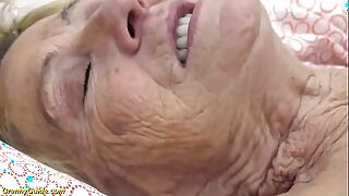hideous 90 duration elderly granny appalling knuckle under smashed
